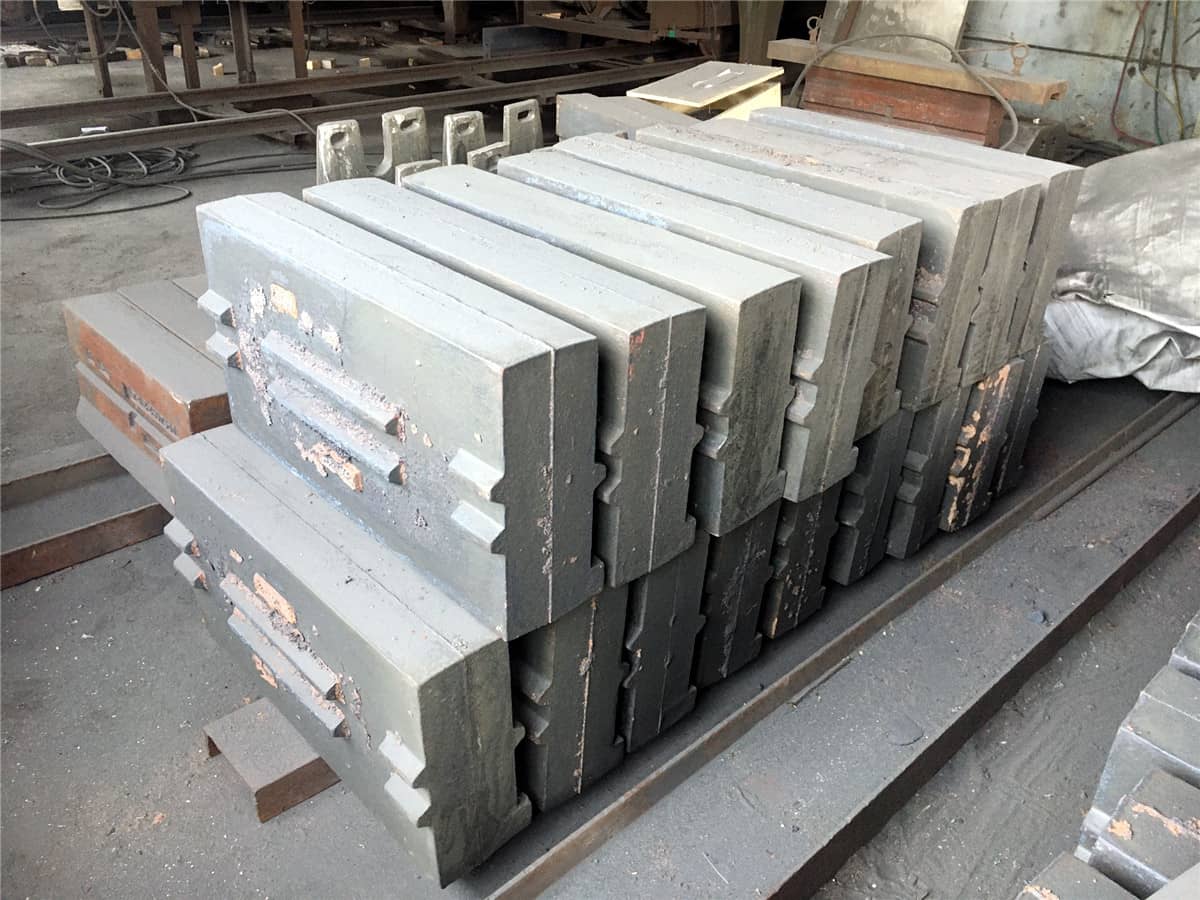 blow bars impact crusher